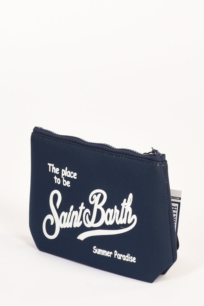 Mc2 Saint Barth Pochette Stampa Blu Donna - 3