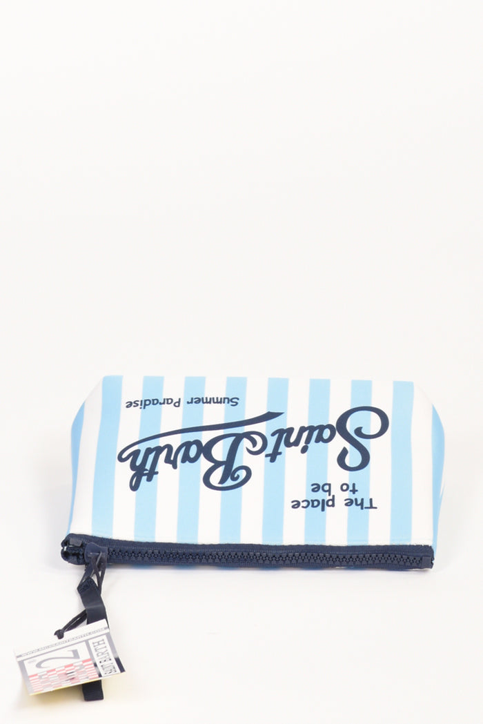 Mc2 Saint Barth Pochette Stampa Bianco/azzurro Donna - 5