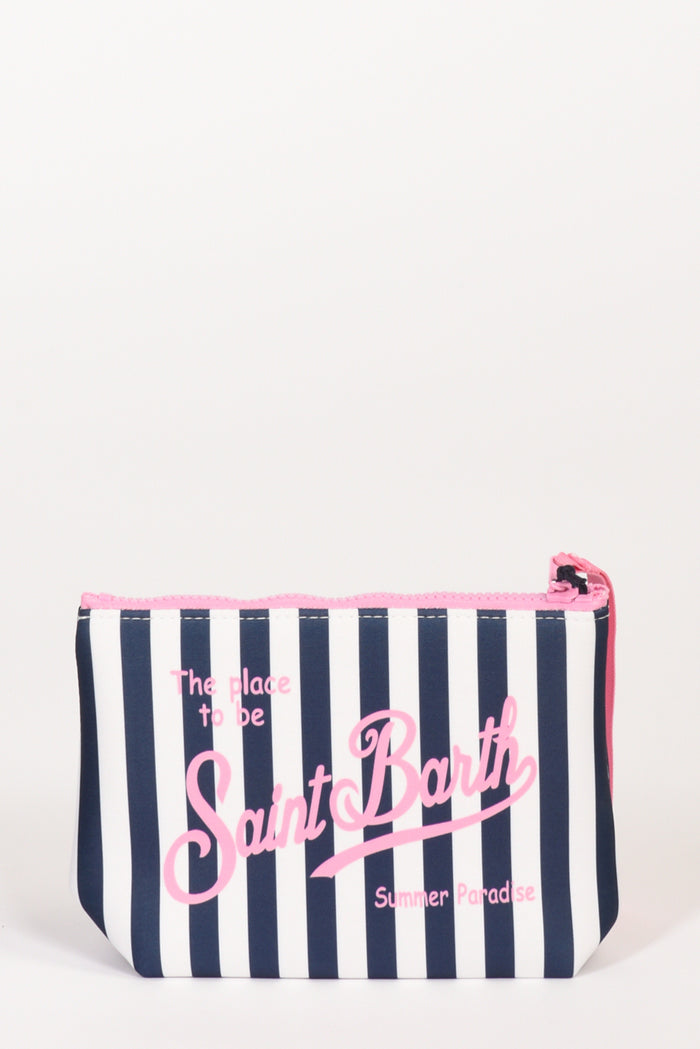 Mc2 Saint Barth Pochette Stampa Blu/rosa/bianco Donna - 1