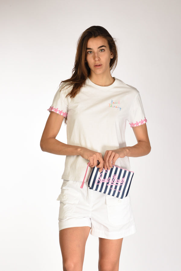 Mc2 Saint Barth Pochette Stampa Blu/rosa/bianco Donna-2