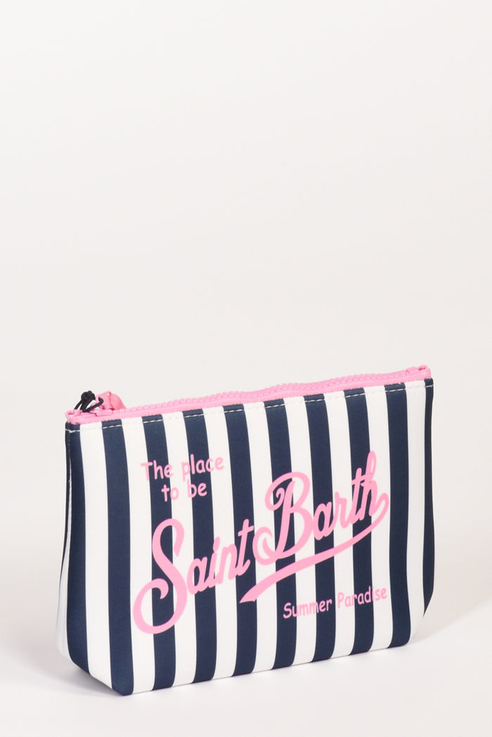 Mc2 Saint Barth Pochette Stampa Blu/rosa/bianco Donna - 4