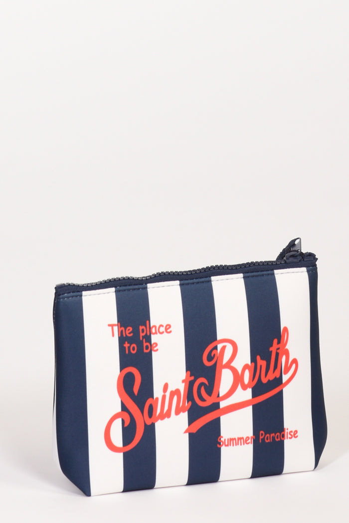 Mc2 Saint Barth Pochette Stampa Blu/bianco Donna - 3