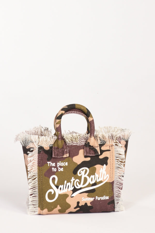 Mc2 Saint Barth Borsa Vanity Mini Verde/beige Donna