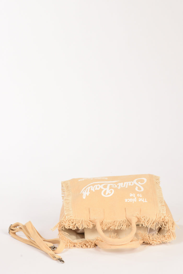 Mc2 Saint Barth Borsa Colette Beige/bianco Donna - 6