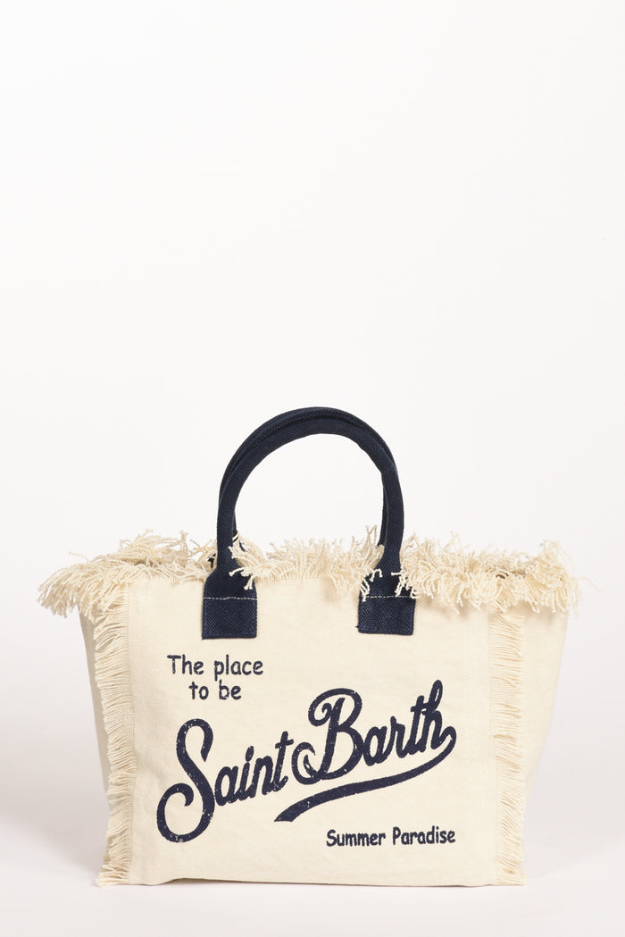 Mc2 Saint Barth Borsa Colette Bianco/blu Donna - 1