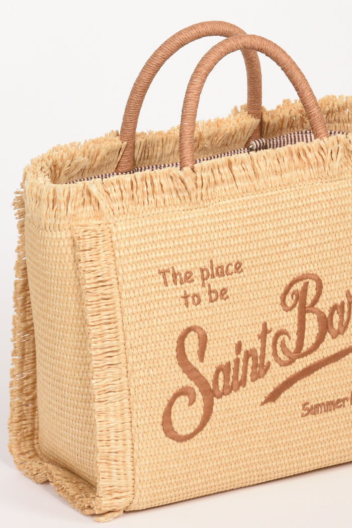 Mc2 Saint Barth Borsa Colette Beige Chiaro/beige Donna - 4