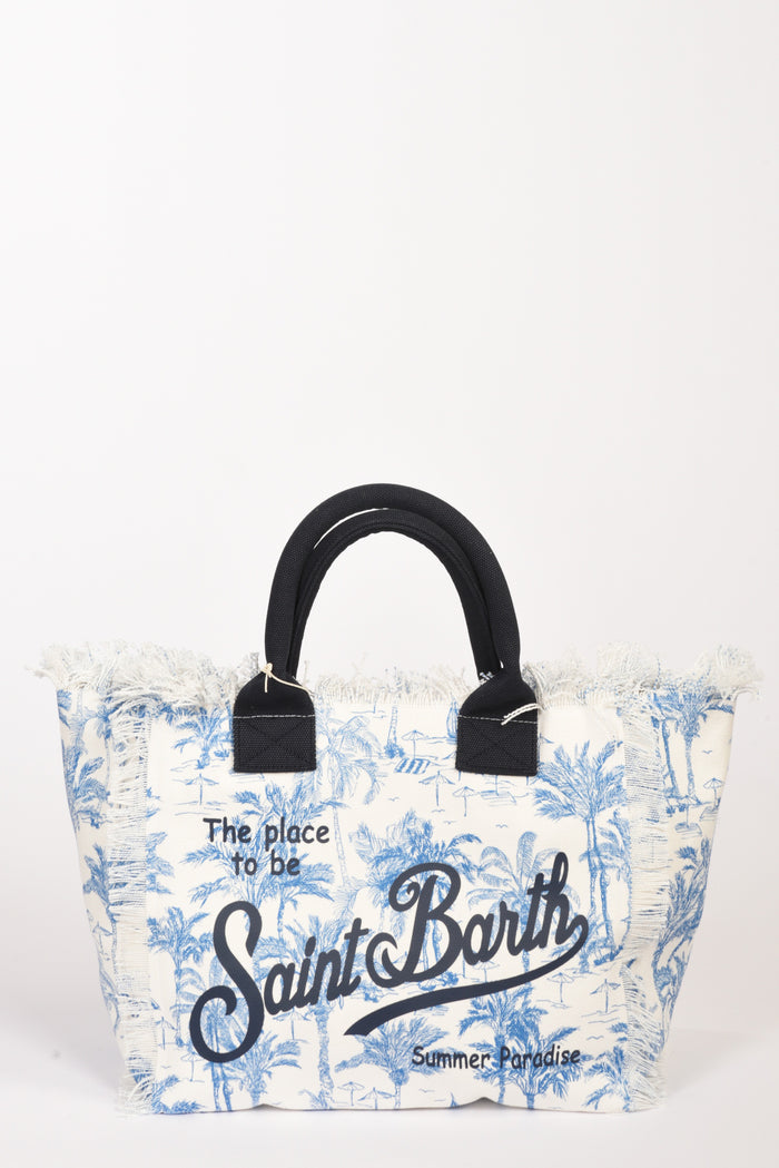 Mc2 Saint Barth Borsa Vanity Bianco/azzurro/blu Donna - 1