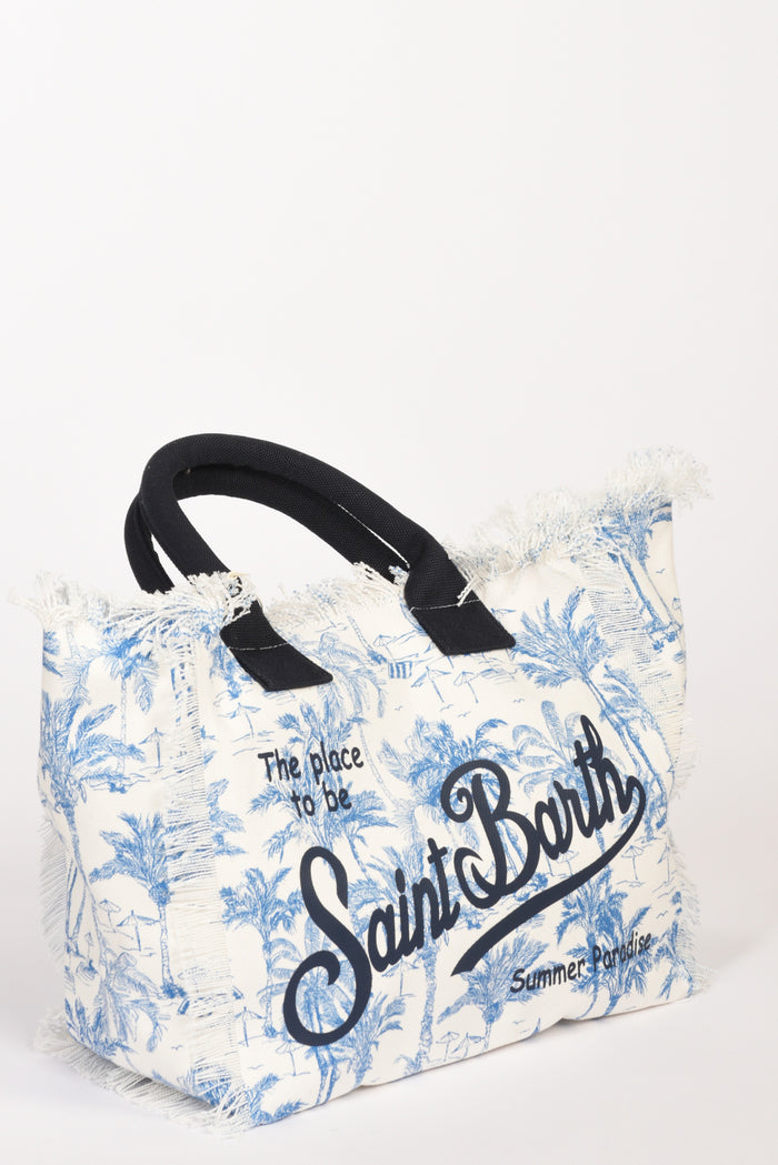 Mc2 Saint Barth Borsa Vanity Bianco/azzurro/blu Donna - 6