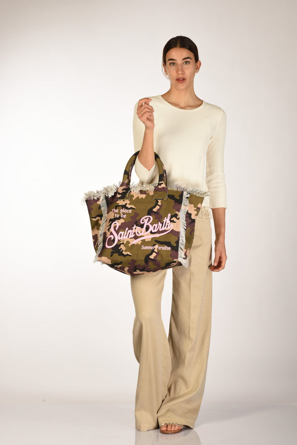 Mc2 Saint Barth Borsa Vanity Verde/rosa Donna-2
