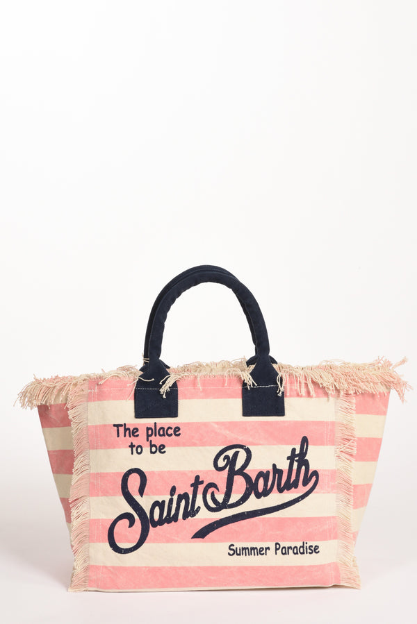 Mc2 Saint Barth Borsa Vanity Rosa/bianco Donna