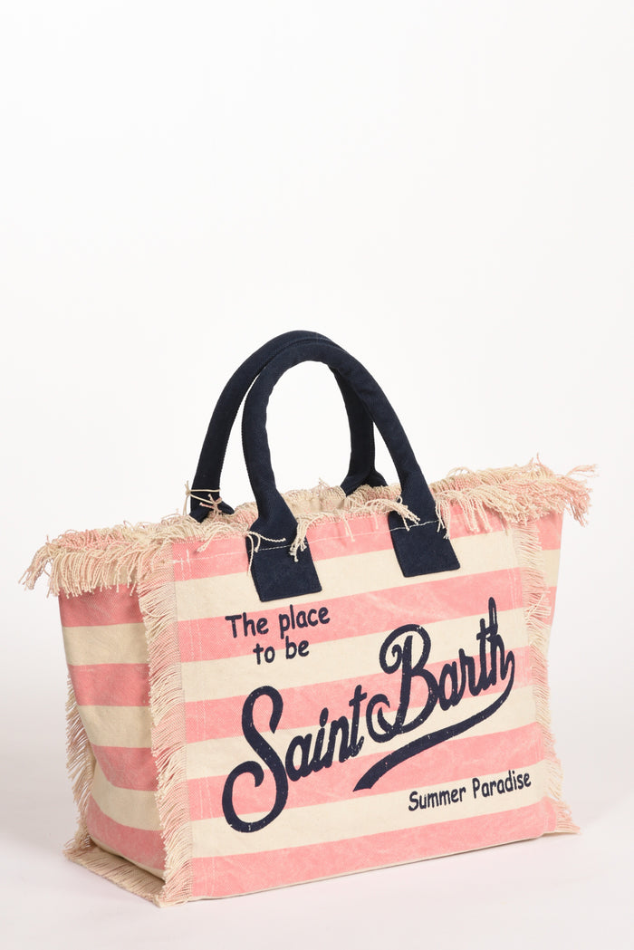 Mc2 Saint Barth Borsa Vanity Rosa/bianco Donna - 3