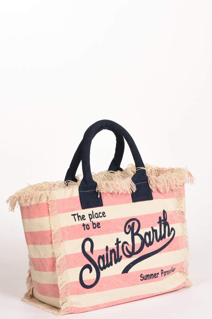 Mc2 Saint Barth Borsa Vanity Rosa/bianco Donna - 5