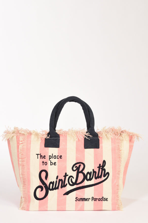 Mc2 Saint Barth Borsa Vanity Rosa/bianco Donna