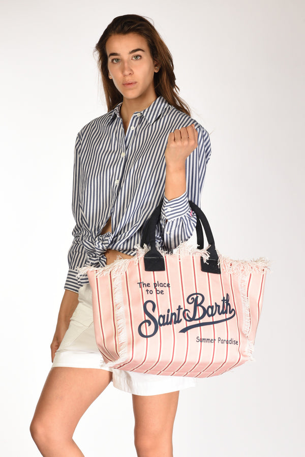 Mc2 Saint Barth Borsa Vanity Rosa/bianco Donna-2