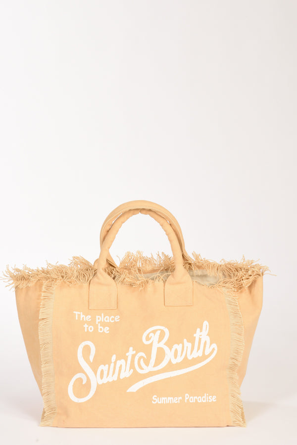 Mc2 Saint Barth Borsa Vanity Beige/bianco Donna