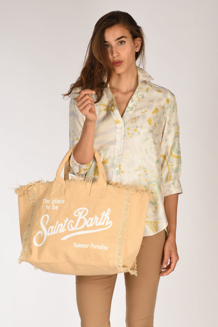 Mc2 Saint Barth Borsa Vanity Beige/bianco Donna - 2