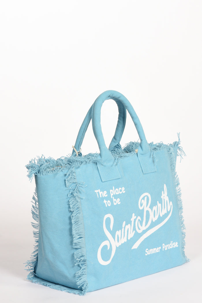 Mc2 Saint Barth Borsa Vanity Bianco/azzurro Donna - 3