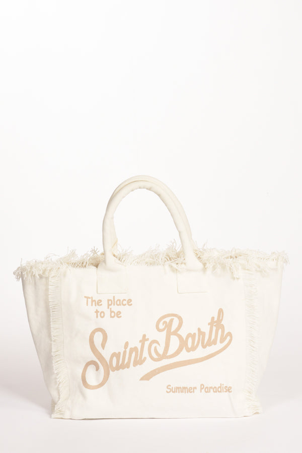 Mc2 Saint Barth Borsa Vanity Bianco/beige Donna