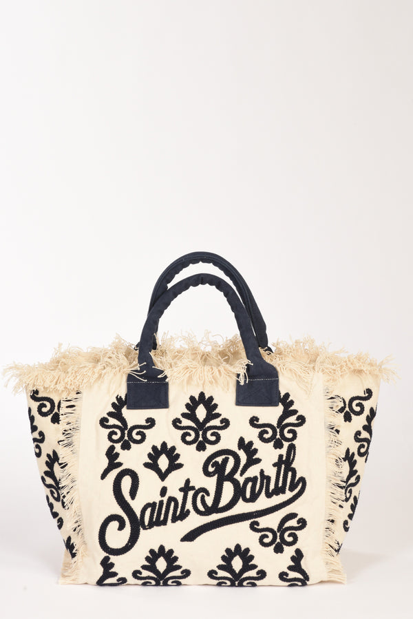 Mc2 Saint Barth Borsa Vanity Bianco/blu Donna