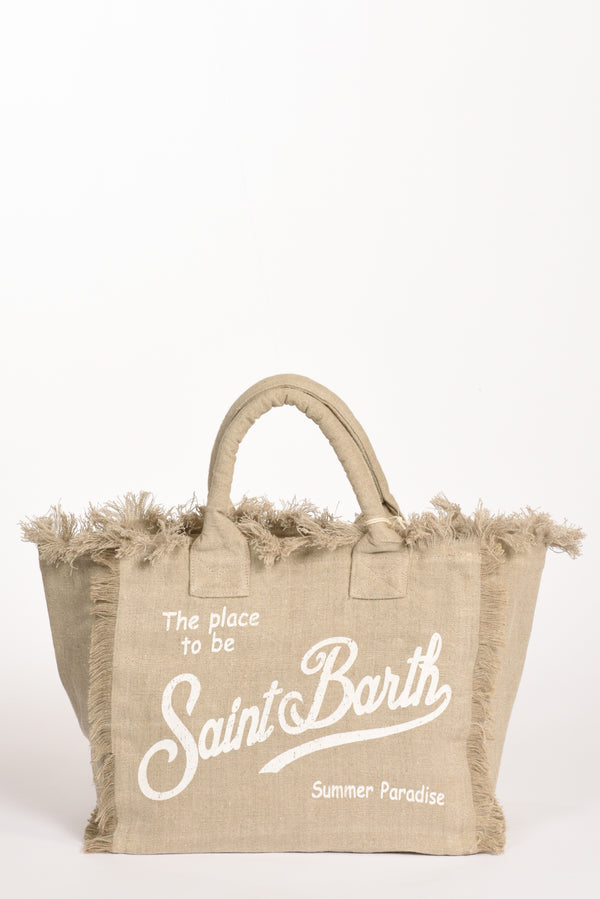 Mc2 Saint Barth Borsa Vanity Beige/bianco Donna
