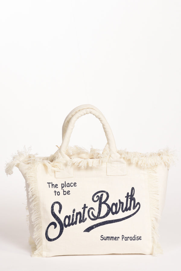 Mc2 Saint Barth Borsa Vanity Bianco/blu Donna