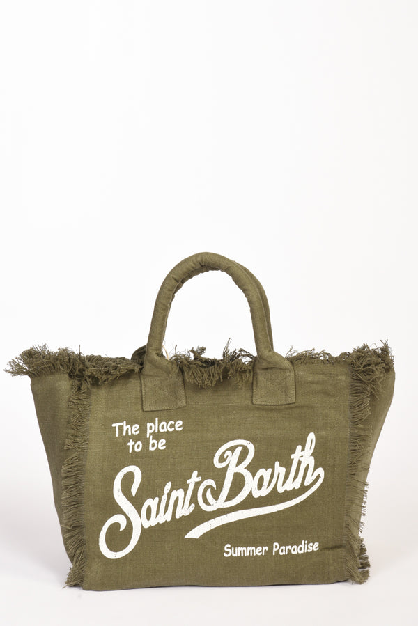 Mc2 Saint Barth Borsa Vanity Verde/bianco Donna