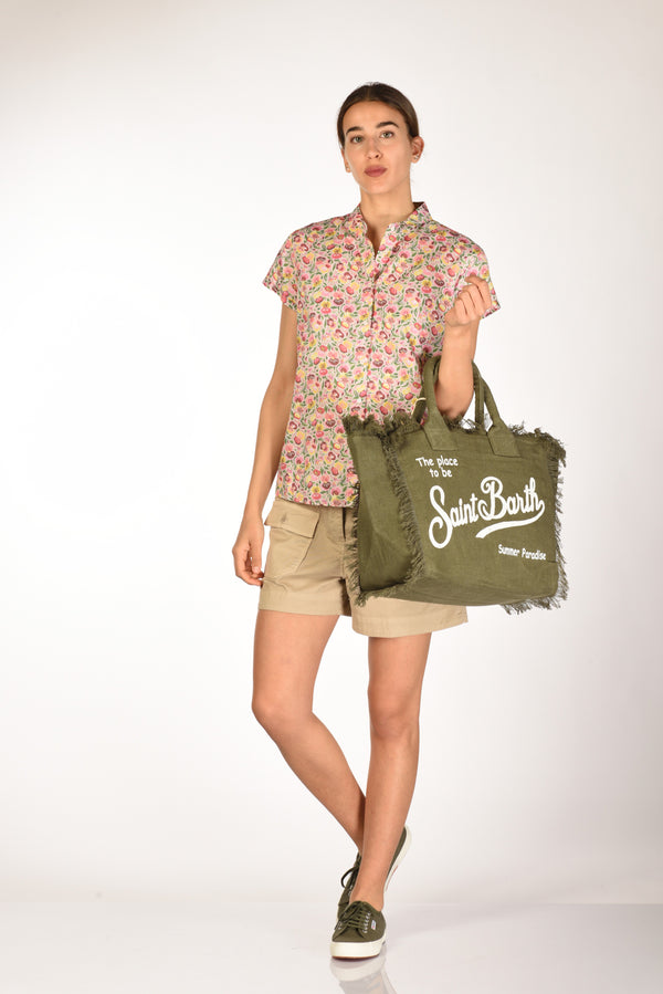 Mc2 Saint Barth Borsa Vanity Verde/bianco Donna-2