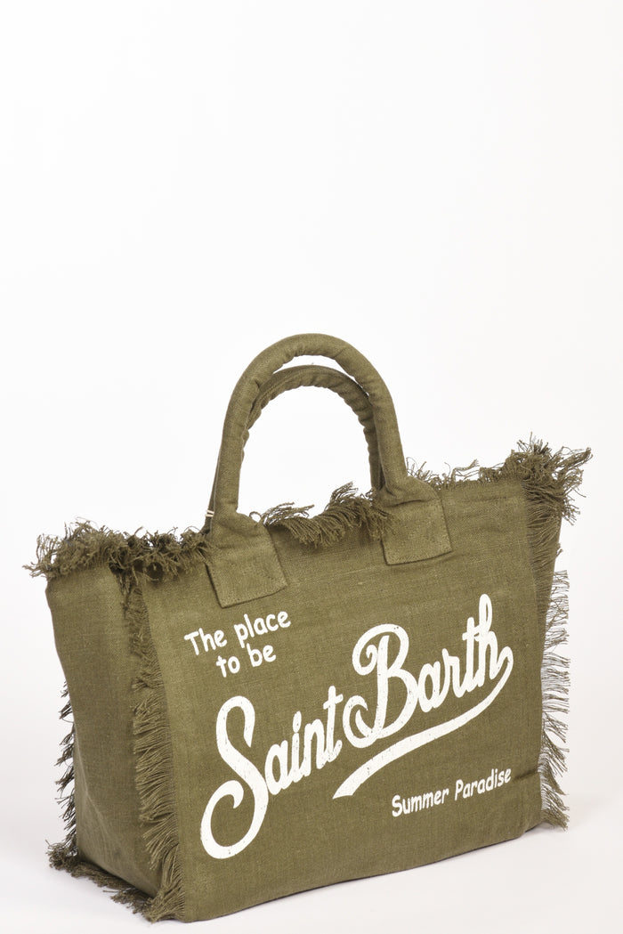 Mc2 Saint Barth Borsa Vanity Verde/bianco Donna - 3