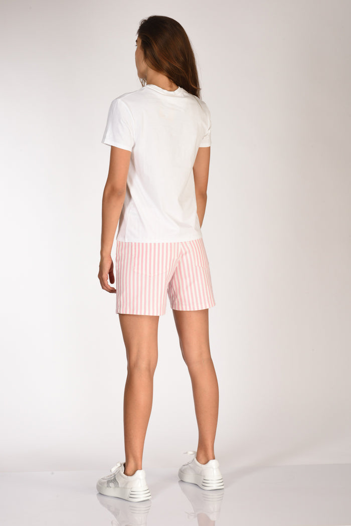 Mc2 Saint Barth Tshirt Emilie Bianco/multicolor Donna - 5