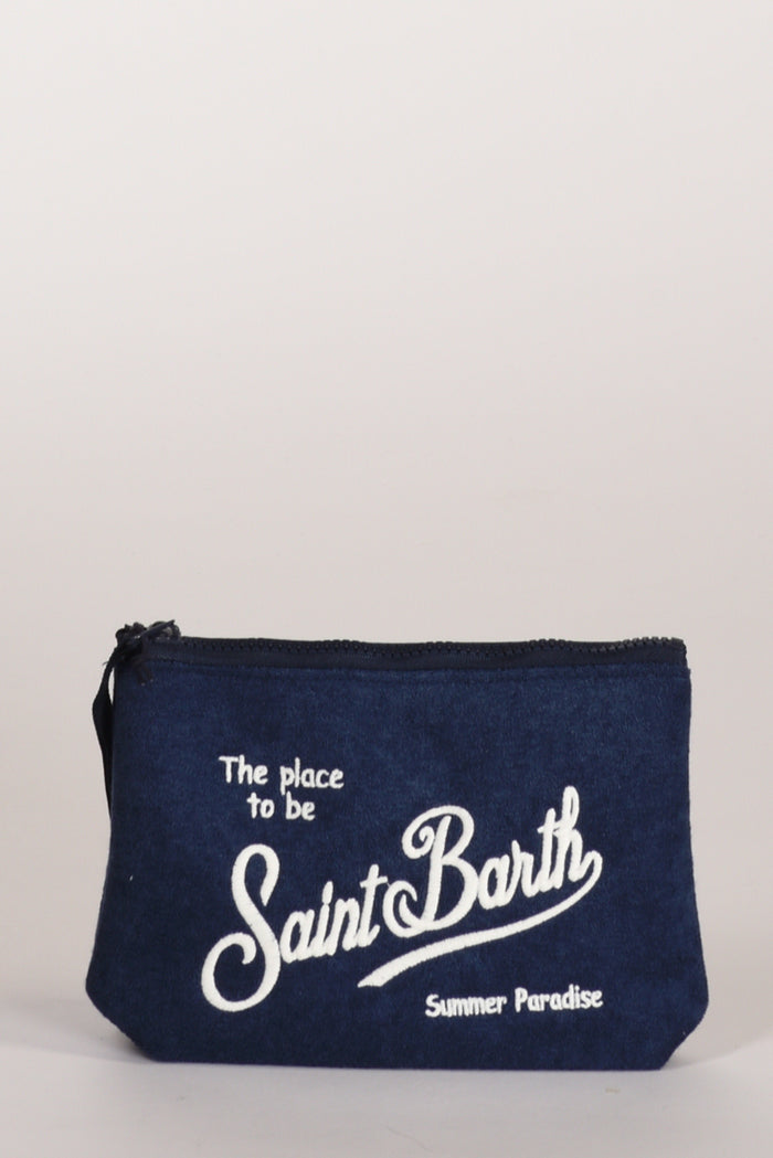 Mc2 Saint Barth Pochette Stampa Blu/bianco Donna - 1