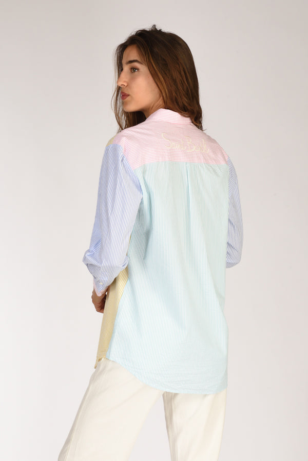 Mc2 Saint Barth Camicia Brigitte Multicolor Donna