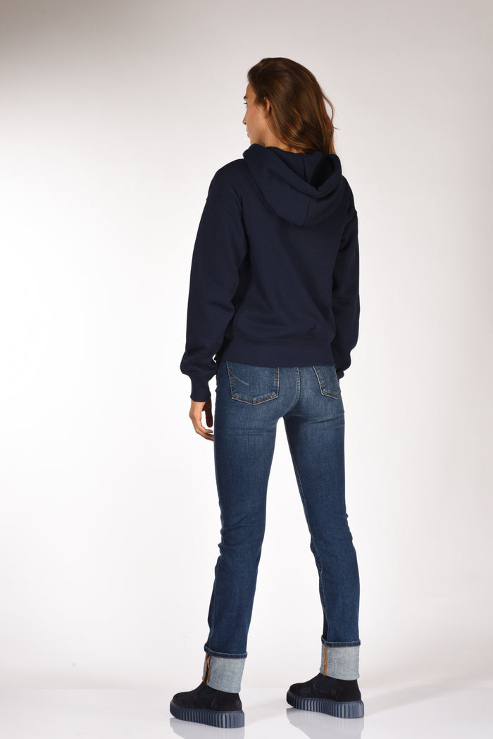 Polo Ralph Lauren Felpa Cappuccio Blu Donna - 6