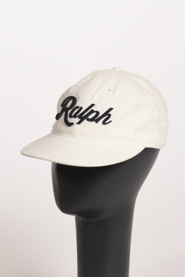 Polo Ralph Lauren Cappello Scritta Bianco/blu Donna-2
