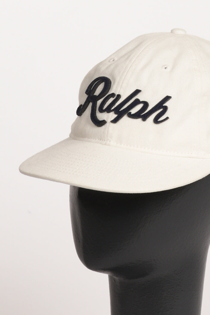 Polo Ralph Lauren Cappello Scritta Bianco/blu Donna - 3