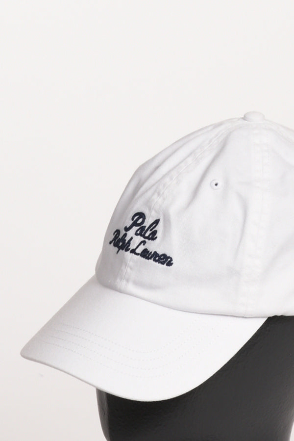 Polo Ralph Lauren Cappello Scritta Bianco/blu Donna-2
