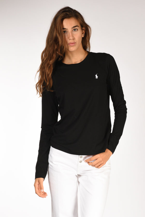 Polo Ralph Lauren T-shirt M/l Nero Donna