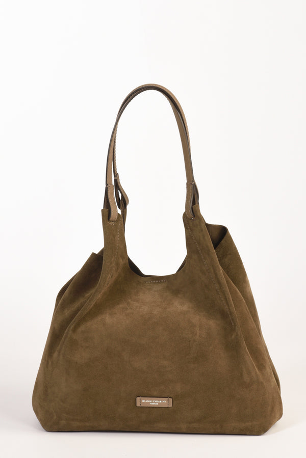 Gianni Chiarini Borsa Dua Grigio Tortora Donna
