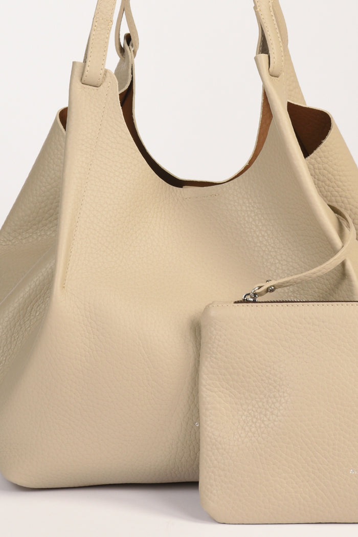 Gianni Chiarini Borsa Dua Bianco Naturale Donna - 4