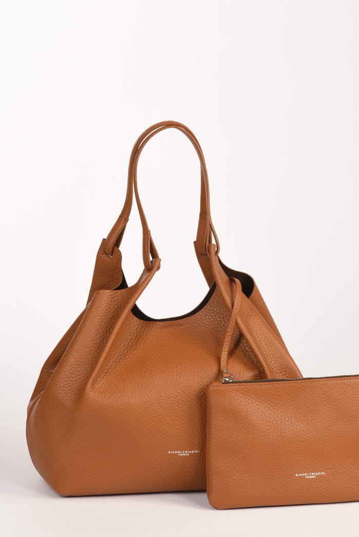Gianni Chiarini Borsa Dua Beige Cuoio Donna - 3