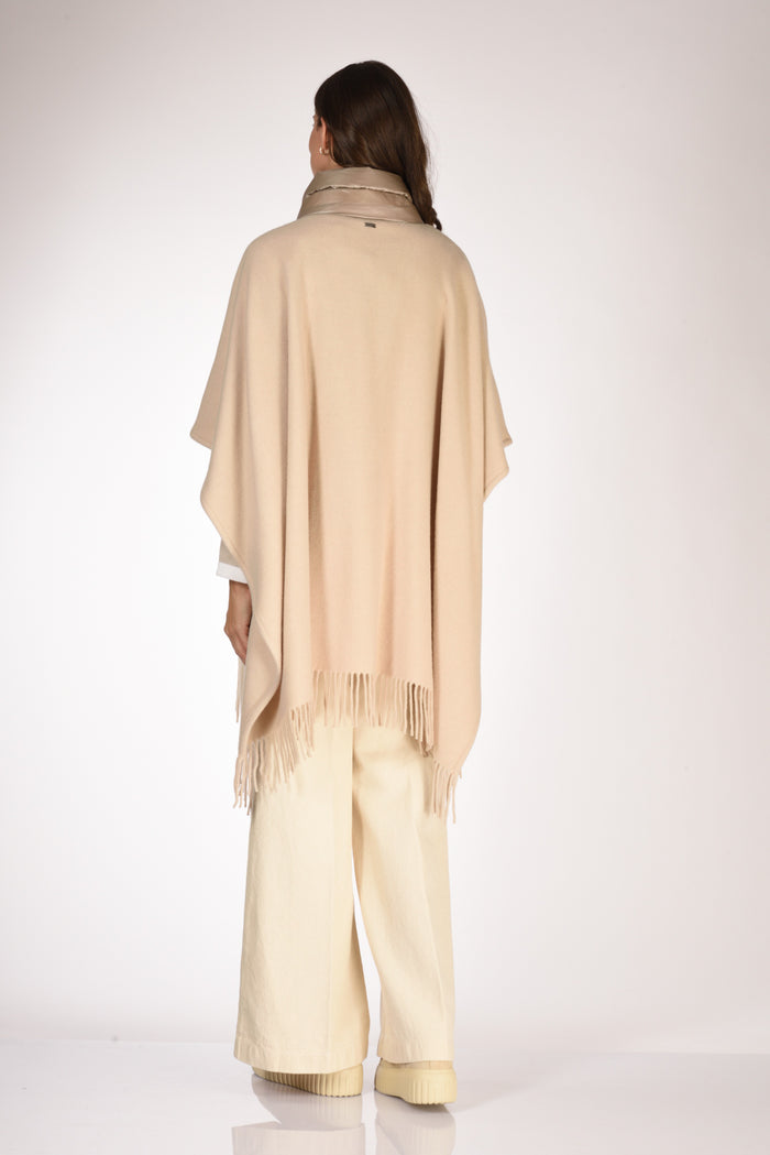 Herno Poncho Warmy Beige Donna - 5