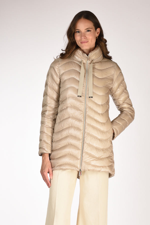 Herno Piumino Onda Beige Donna