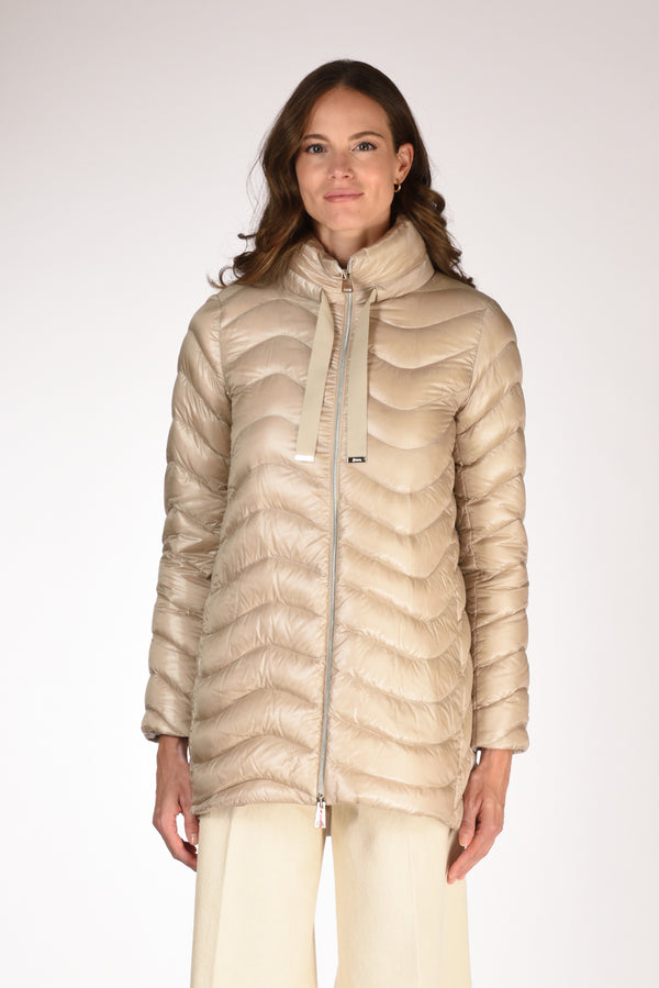 Herno Piumino Onda Beige Donna-2