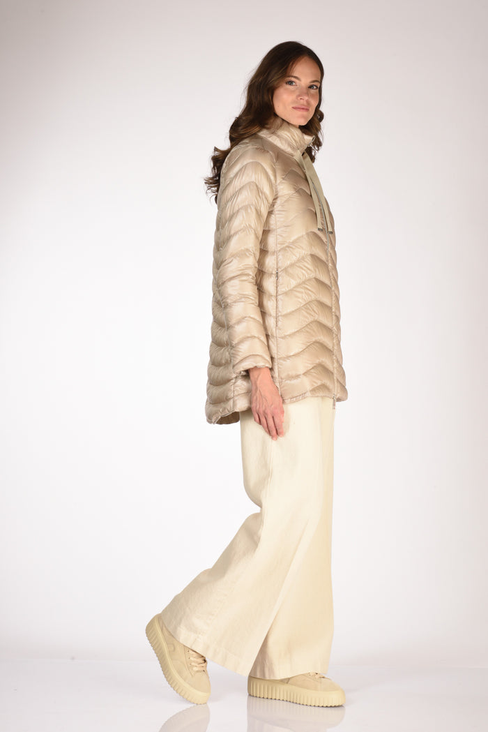 Herno Piumino Onda Beige Donna - 4