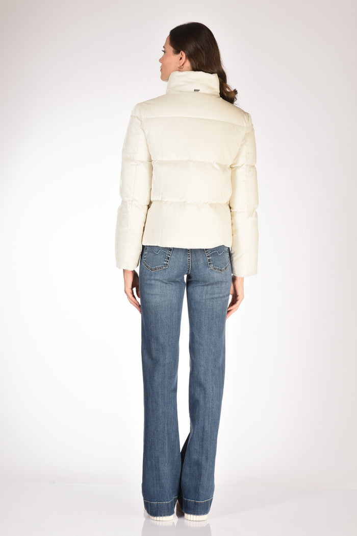 Herno Piumino Velluto Beige Donna - 5