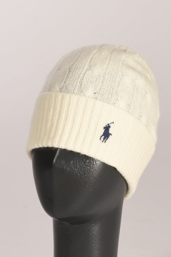 Polo Ralph Lauren Cappello Bianco Naturale Donna