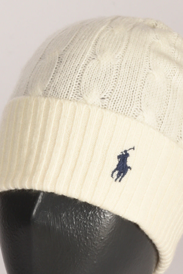 Polo Ralph Lauren Cappello Bianco Naturale Donna-2