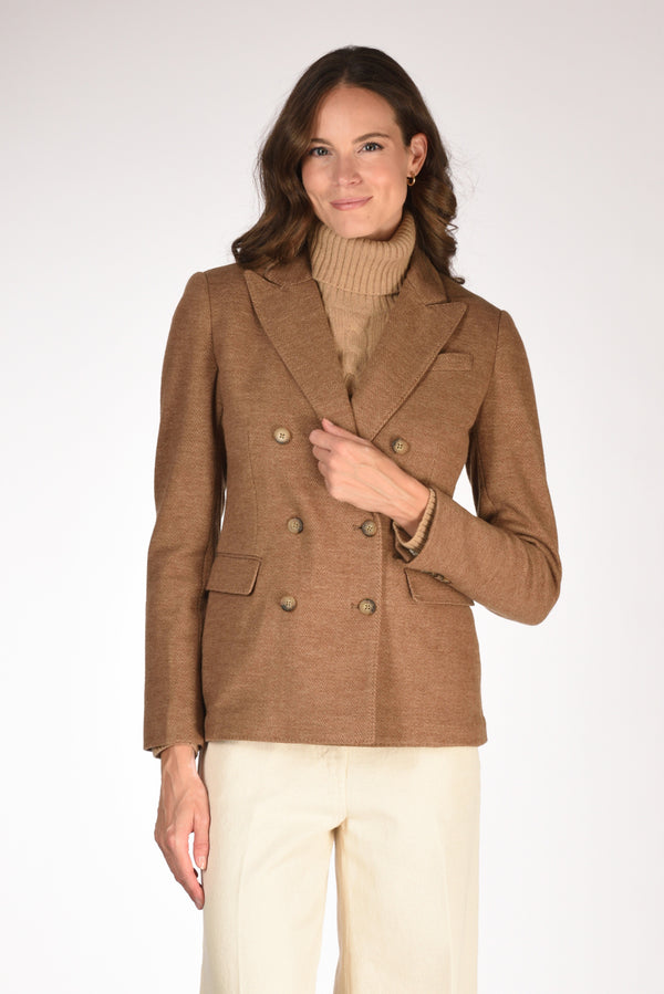 Polo Ralph Lauren Blazer Knit Beige Donna