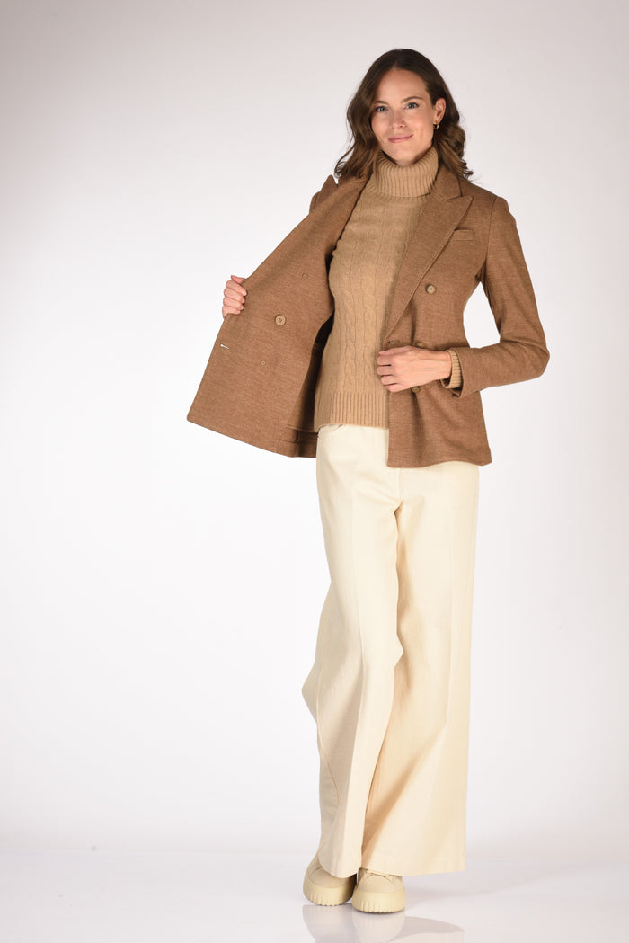 Polo Ralph Lauren Blazer Knit Beige Donna - 6