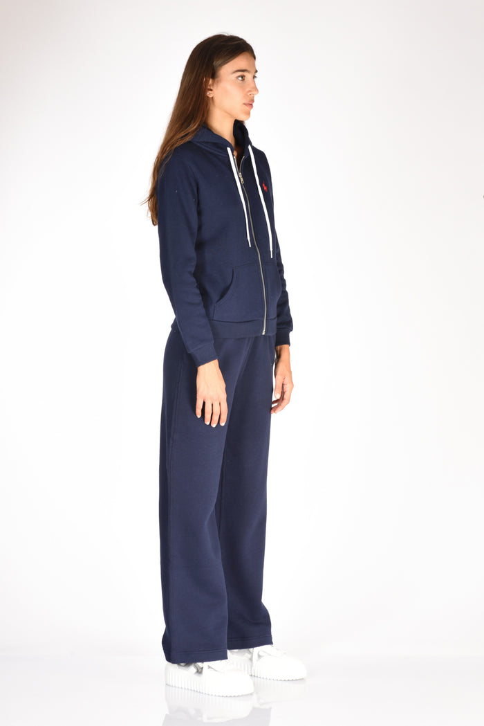 Polo Ralph Lauren Felpa Full Zip Blu Donna - 4