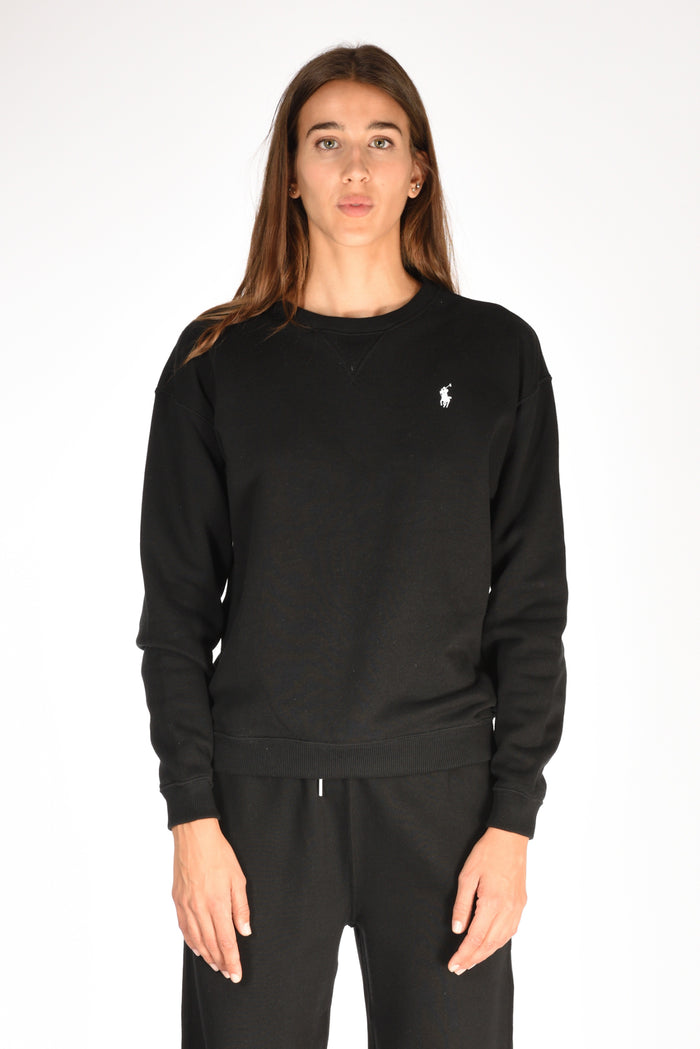 Polo Ralph Lauren Felpa Girocollo Nero Donna - 2